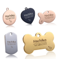 Tag de cachorro personalizado de alta qualidade Dogtags de atacado logotipo de pet metal tag para venda idé